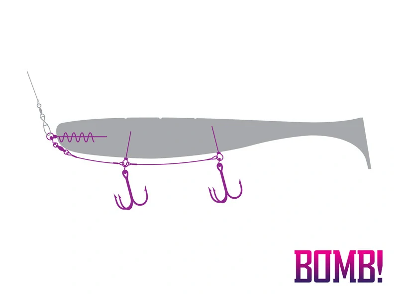 DELPHIN BOMB! Twisto MultiTRAP #2/0 14cm 20kg