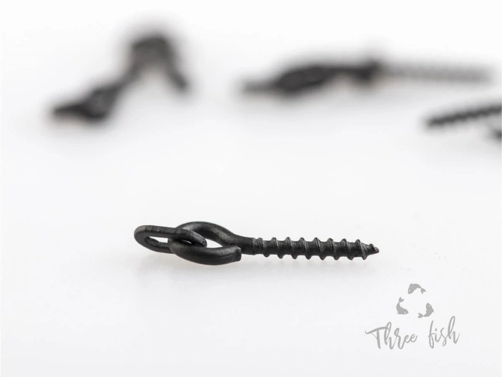 ZFISH Vrtáček s kroužkem Bait Screw & Oval Ring