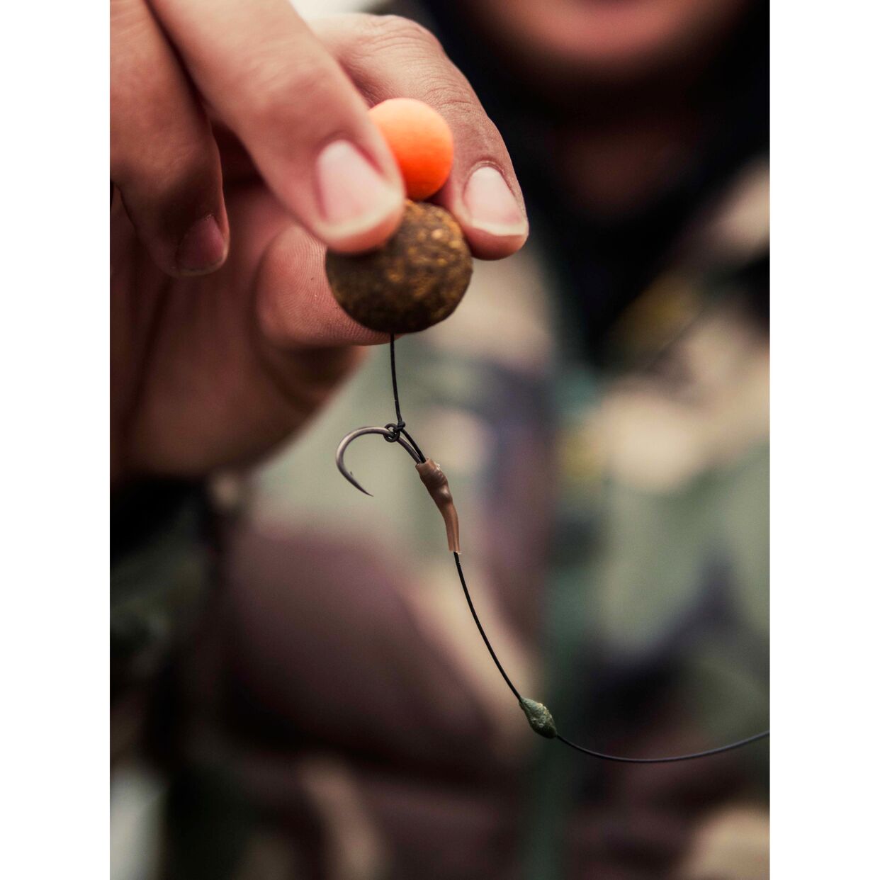 GIANTS FISHING Rovnátka na háček Line Aligner Small Green-Brown 12ks