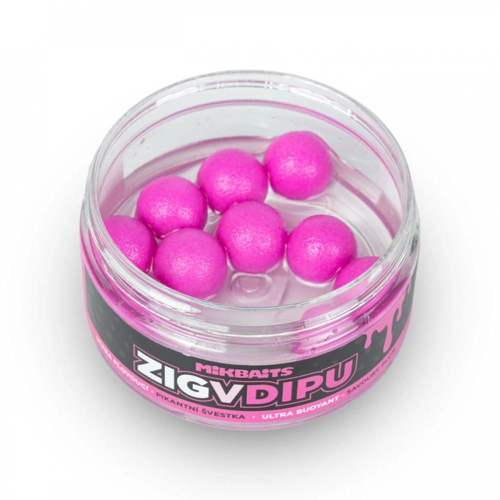 MIKBAITS Plovoucí v dipu Zig Ultra Pikantní švestka 15mm