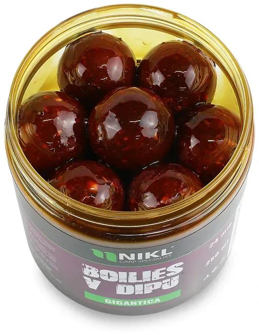 NIKL Boilies v dipu Gigantica 250g 24mm