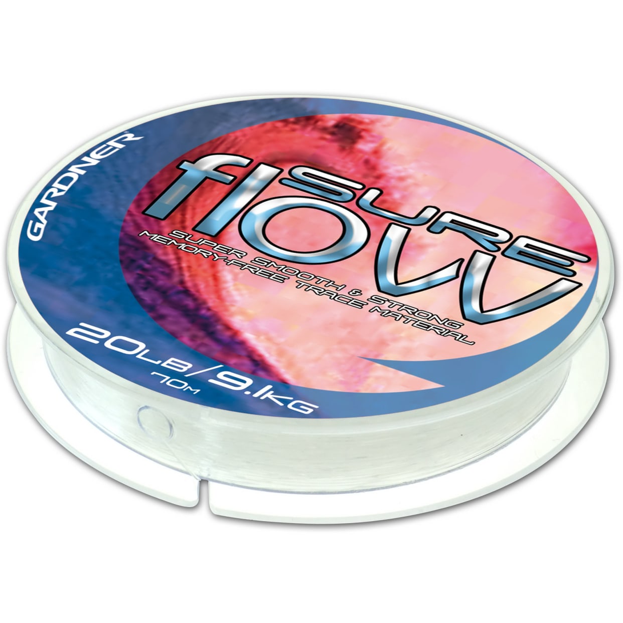 GARDNER Návazcový vlasec Sure Flow Clear 70m 30lb