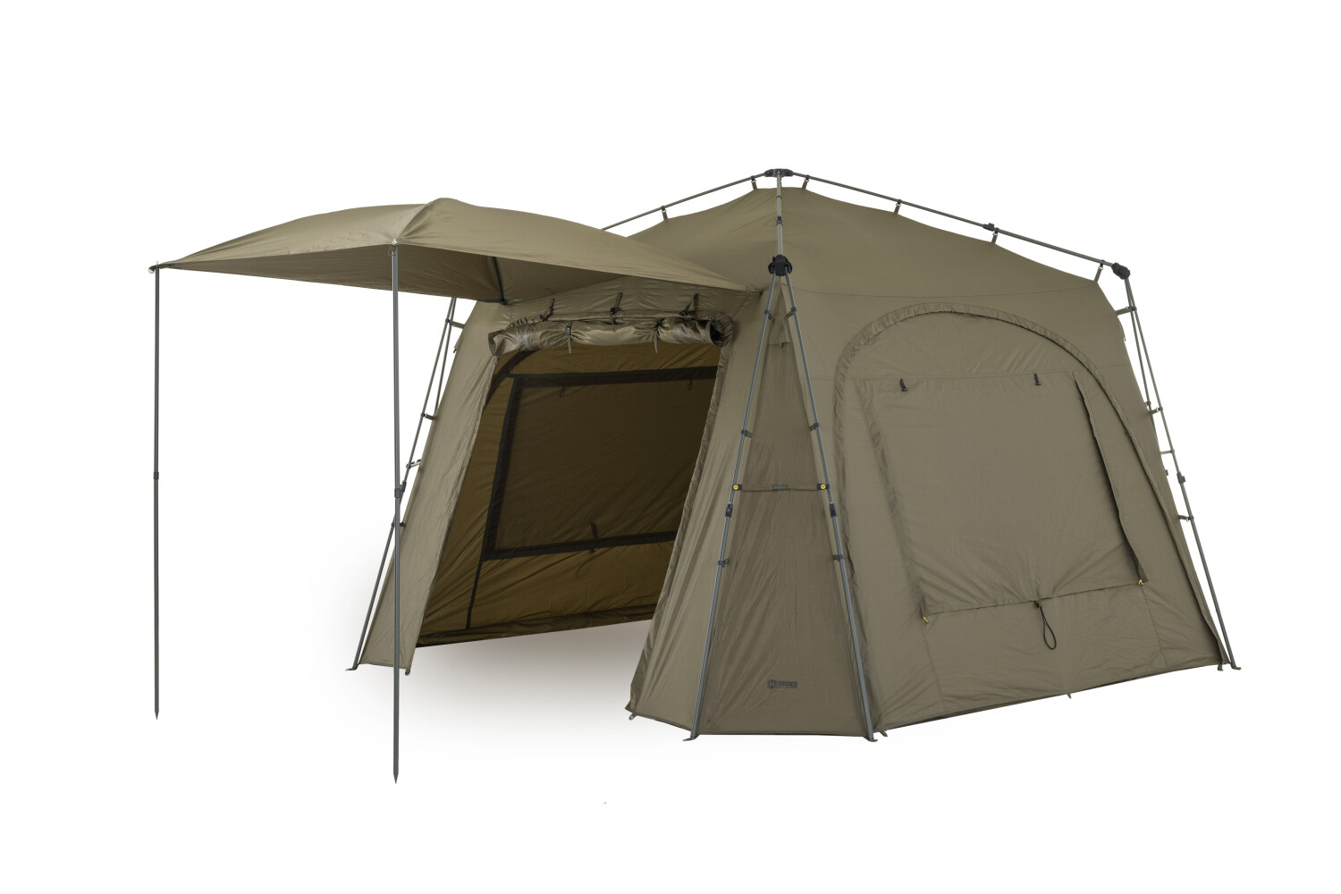 AKCE MIVARDI Přístřešek Base Camp XL + sada pro napojení bivaku 2ks + lehátko Comfort XL8