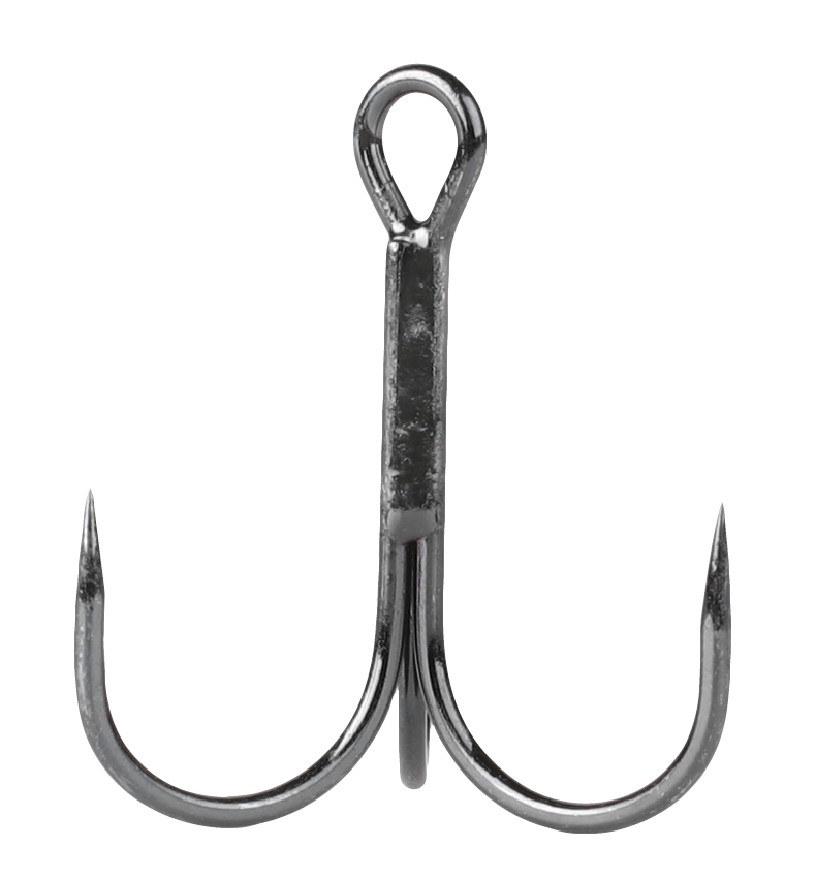 MIKADO Trojháček bez protihrotu Jaws Barbless #14 8ks