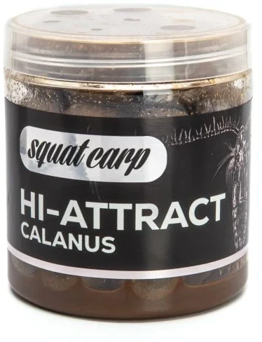 SQUAT CARP Boilies v dipu Hi-Attract Calanus 20mm 220g