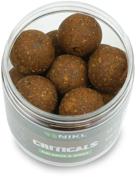 NIKL Criticals boilie Calanus & Krill 250ml 24mm