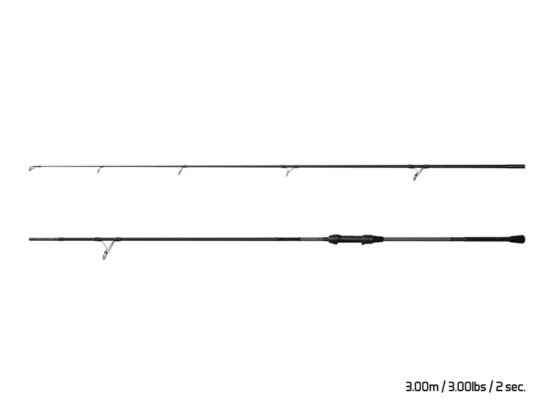 DELPHIN Prut CorsaBlack Nero 300cm 3.00lb 2-díl
