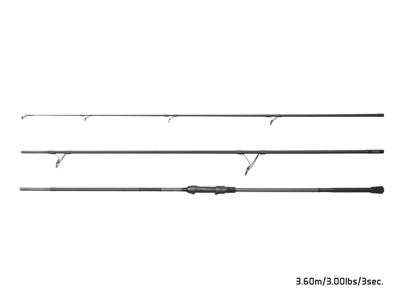 DELPHIN Prut CorsaBlack Nero 360cm 3.00lb 3-díl