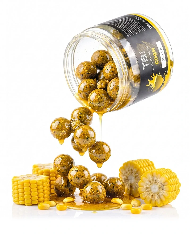 TB BAITS Boosterované Boilie Corn 120g 24mm