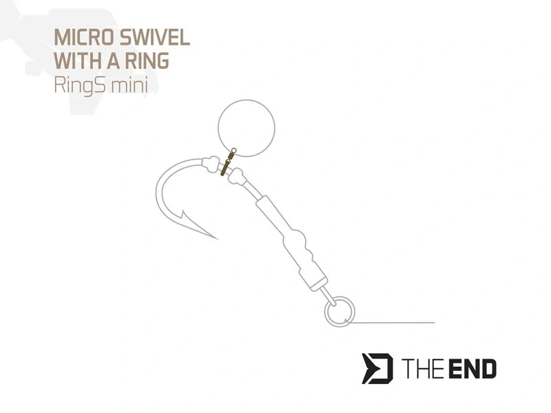 DELPHIN Mikroobratlík s kroužkem TheEnd Rings Mini 10 ks