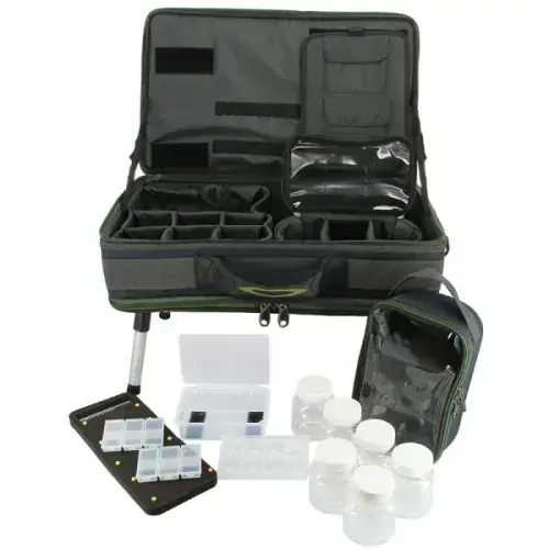 NGT Stolek s kufrem Carp Bivvy Table System