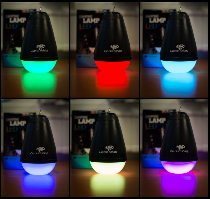 GIANTS FISHING Světlo Camping Lamp LED Multicolor