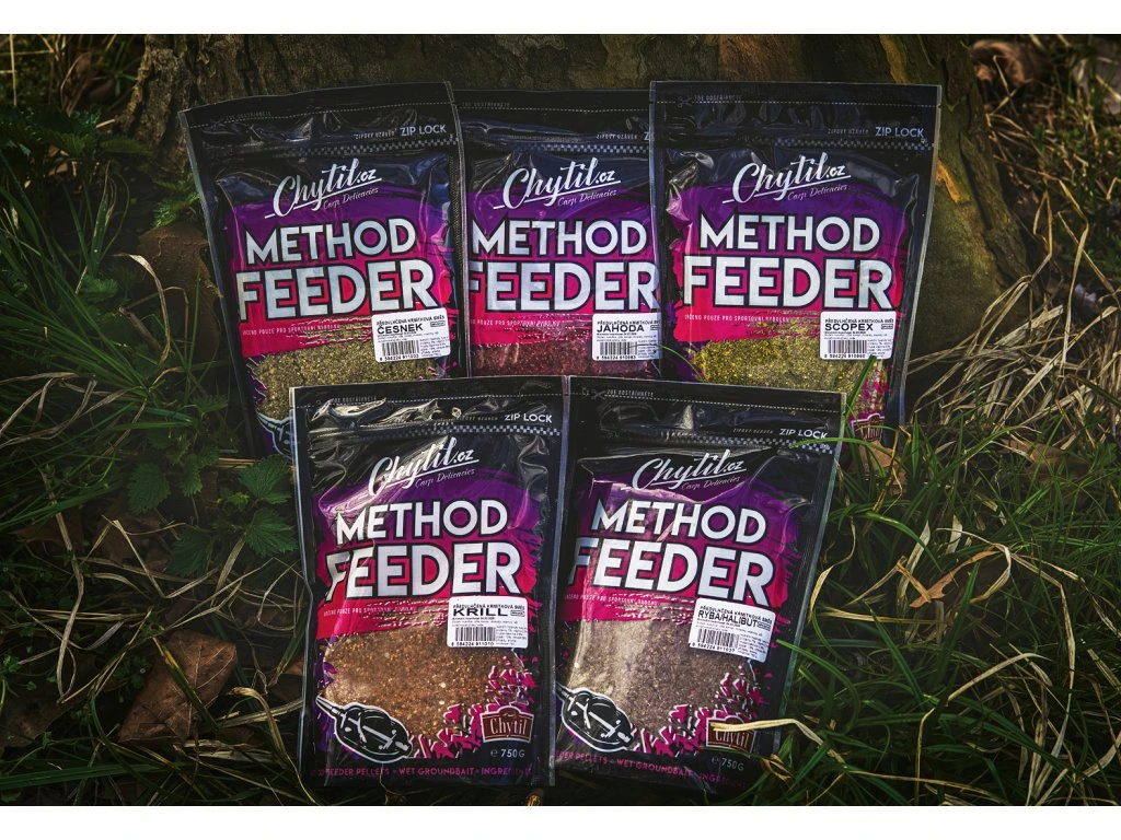 CHYTIL Method předvlhčená krmítková směs Ryba Halibut 750g