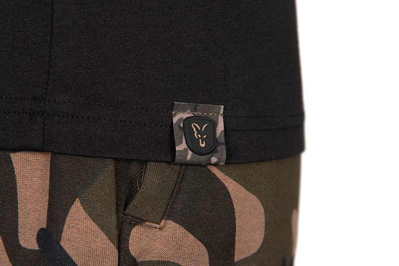 FOX Tričko Black Camo Logo T-Shirt XL