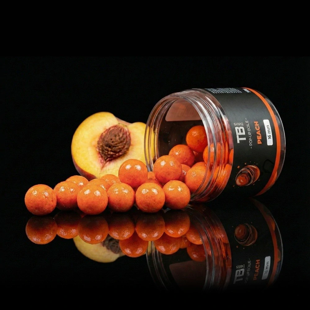 TB Baits Plovoucí Boilie Pop-Up Peach + NHDC 50g 12mm