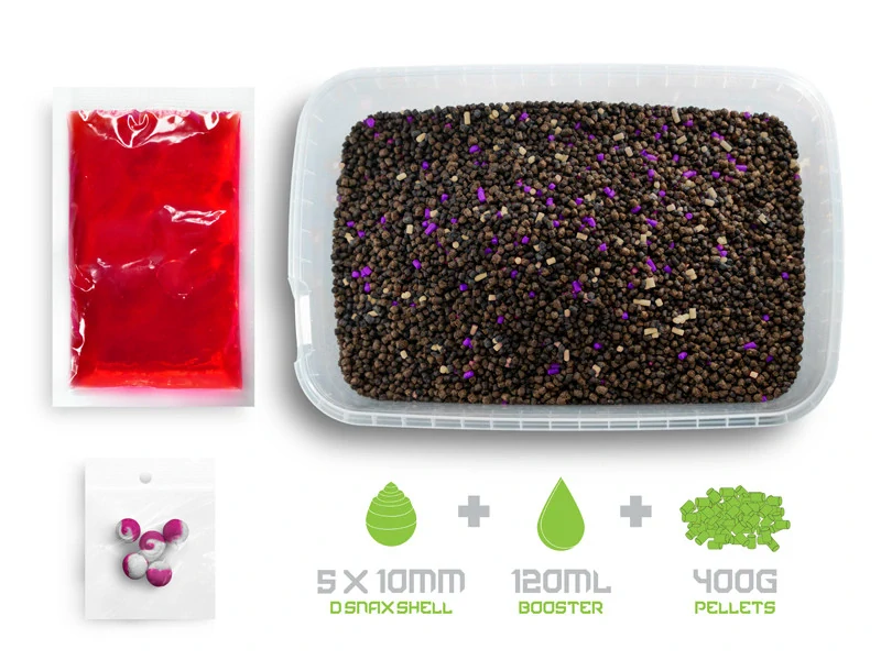 DELPHIN Pellet Box Reaxe Ready&Go Švestka Moruše 400g