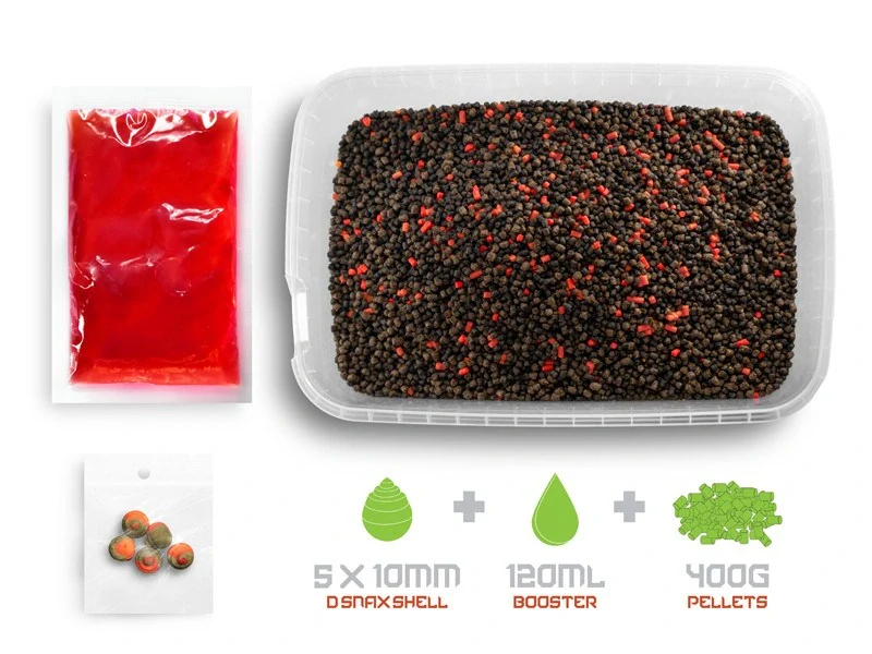 DELPHIN Pellet Box Reaxe Ready&Go Fr. Klobása Chilli 400g