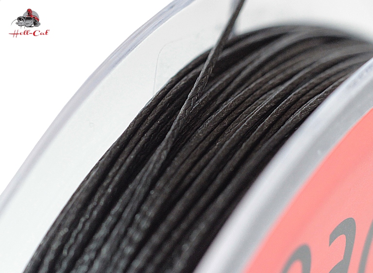 HELL-CAT Návazcová šňůra Leader Braid Power Black 20m / 0,90mm / 75kg