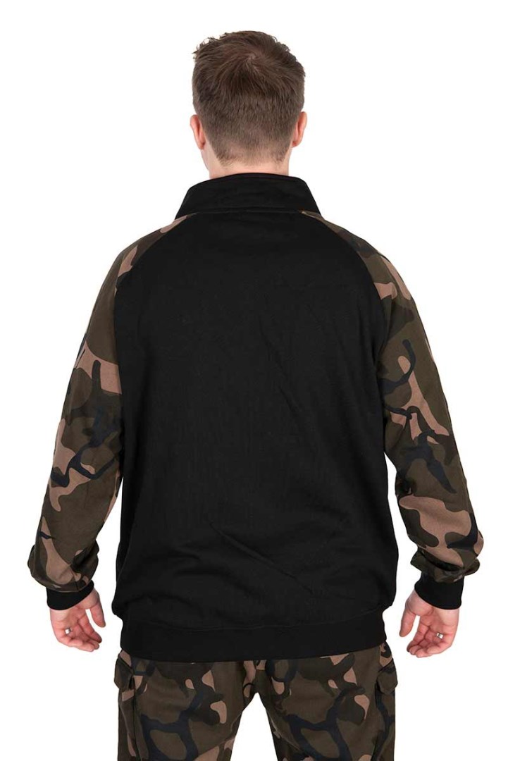 FOX Mikina LW Black Camo QTR Zip L