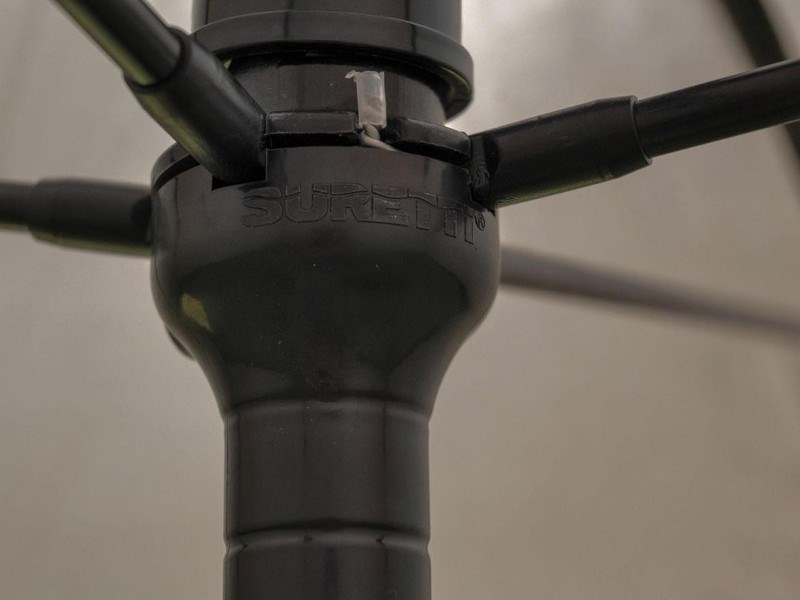 AKCE SURETTI Deštník Duum 250 Full Cover + 4ks Teleskopická tyč 100cm Whitworth 3/8"x20