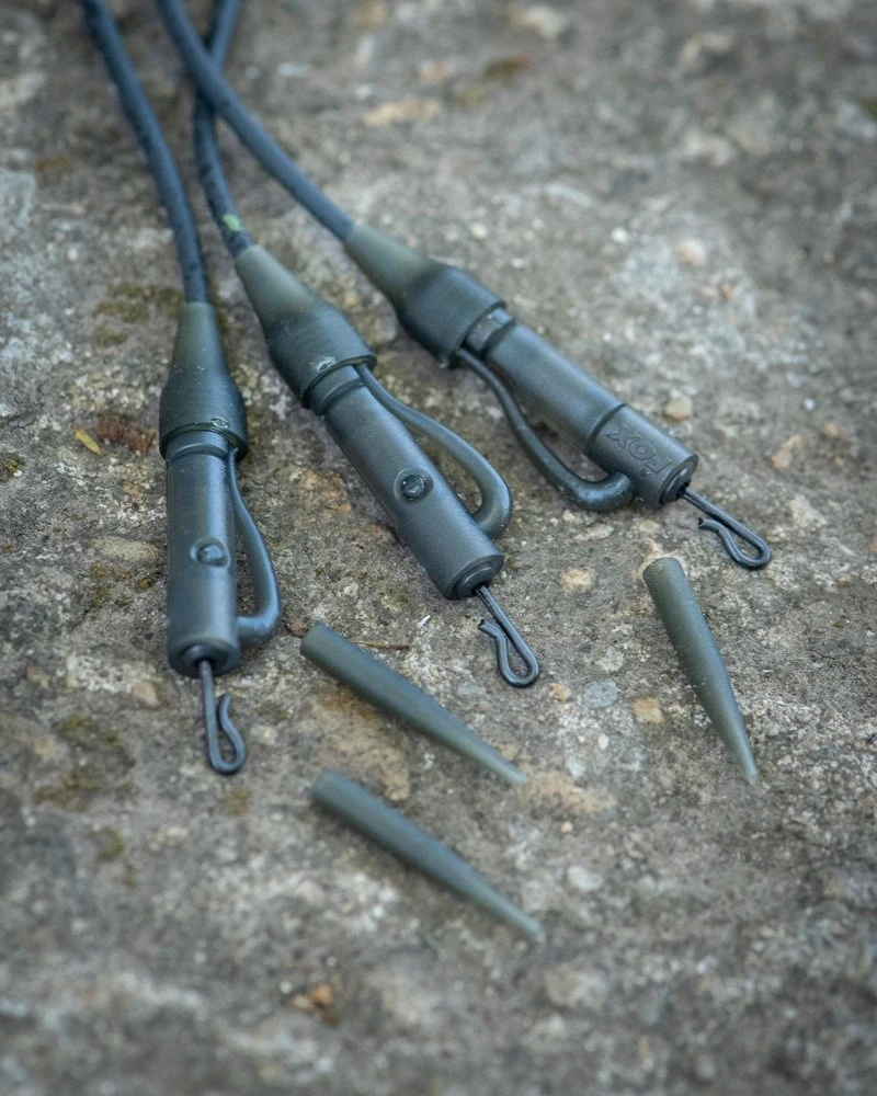 FOX Závěsky Naturals Tubing Leadclip Ready Rigs 3ks #7