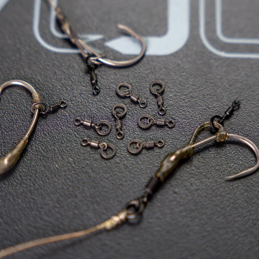 AVID Obratlík s kroužkem Outline Mirco Ringed Hookbait Swivel #19