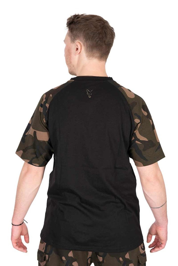 FOX Tričko Black Camo Outline T-Shirt XL