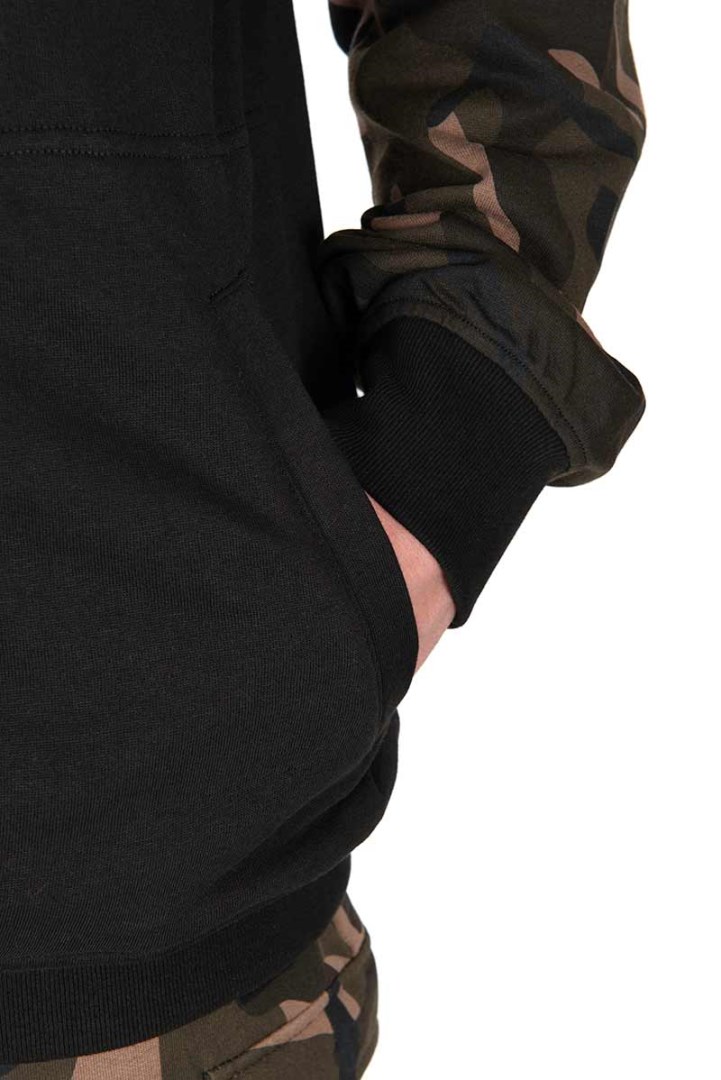 FOX Mikina LW Black Camo QTR Zip L