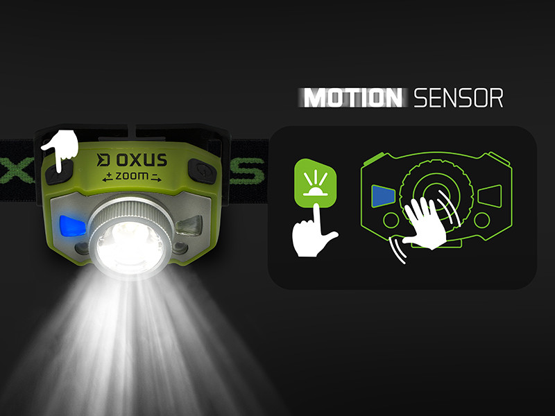 DELPHIN Čelovka OXUS Zoom