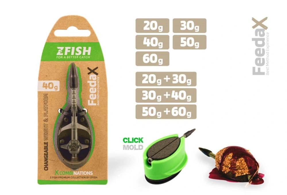 ZFISH Krmítko Method Feeder Feeda X 60g