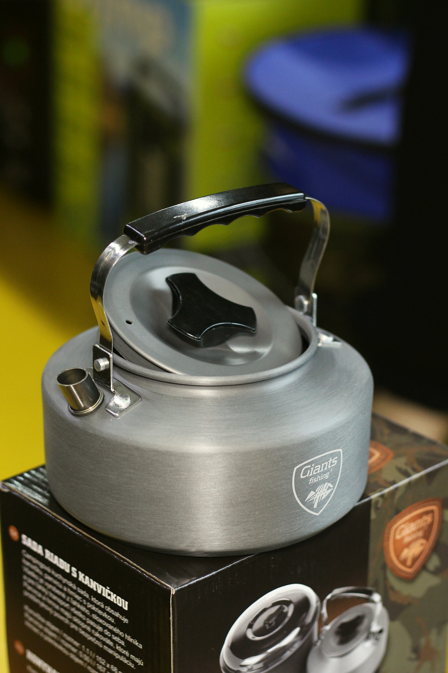 GIANTS FISHING Sada nádobí s konvičkou 3 Piece Pan & Kettle Set