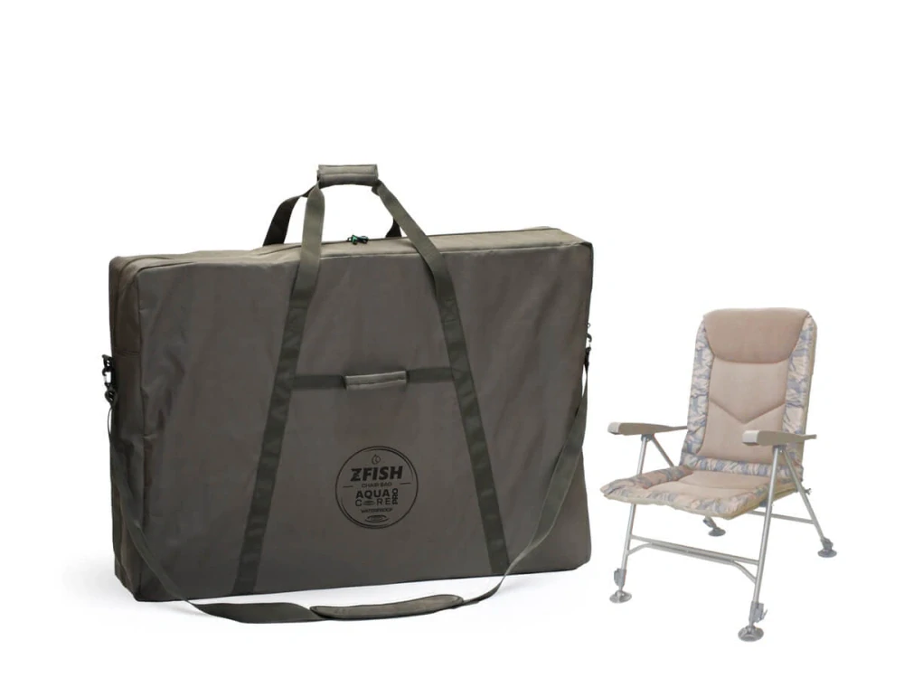 AKCE ZFISH Křeslo Deluxe GRN Chair + transportní taška Aquacore