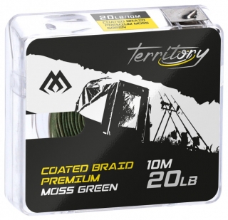 MIKADO Ztužená šňůrka Coated Braid Premium Moss Green 10m 30lb