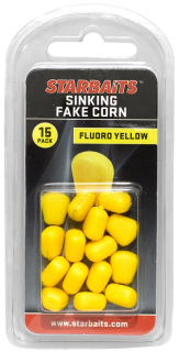 STARBAITS Plovoucí kukuřice Floating Fake Corn Žlutá 15ks