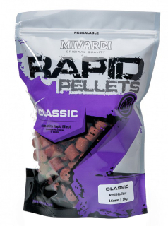 MIVARDI Pelety Rapid Classic Red Halibut 1kg 4mm