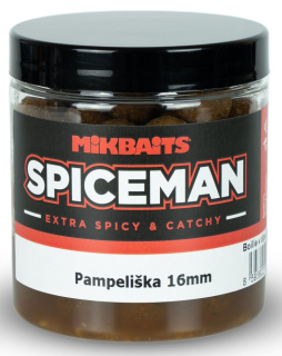 MIKBAITS Boilie v dipu Spiceman Pampeliška 250ml 20mm
