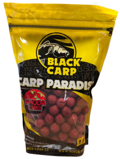 BLACK CARP Boilies Jahoda Chilli 5kg 24mm