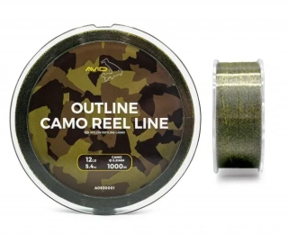 AVID Vlasec Outline Camo Reel Line 1000m 0,31mm