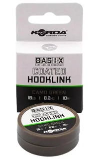 KORDA Šňůrka Basix Coated Hooklink 25lb 10m