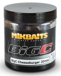 MIKBAITS Boilie v dipu BigC Cheeseburger 250ml 20mm