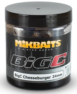MIKBAITS Boilie v dipu BigC Cheeseburger 250ml 24mm