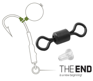 DELPHIN Obratlík Ronnie + gumový stoper The End #7 / 20+10ks