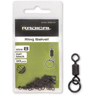 RADICAL Obratlík s kroužkem Ring Swivel 10ks #8
