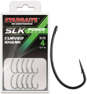 STARBAITS Háčky Power PTFE TEFLON Curved Shank 10ks #6