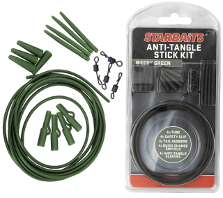 STARBAITS Závěs na olovo Anti Tangle Stick Kit Weedy Green