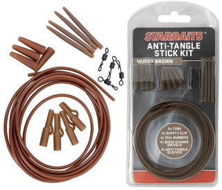 STARBAITS Závěs na olovo Anti Tangle Stick Kit Muddy Brown