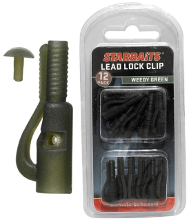 STARBAITS Závěsky na olovo Lead Lock Clip Weedy Green