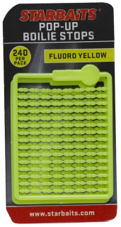 STARBAITS Zarážky na boilies Pop-up Boilie Stops Fluoro Yellow
