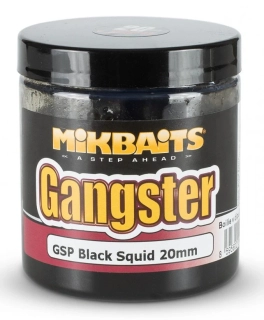 MIKBAITS Boilie v dipu Gangster GSP Black Squid 250ml 20mm