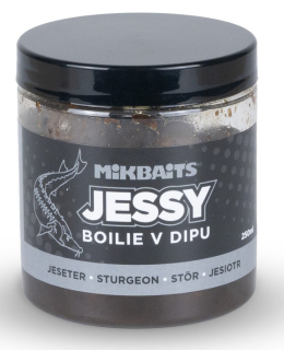 MIKBAITS Jessy boilie na jesetery v dipu 20mm 250ml